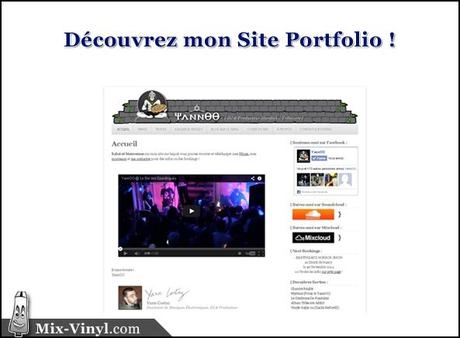 Présentation de YannOO-DJ.com, Mon Site « Portfolio »