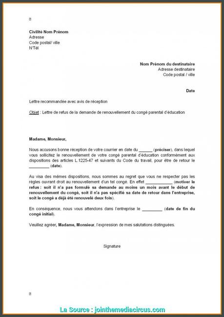 Acceptable Lettre Demande De Prolongation Mi Temps Thérapeutique ...