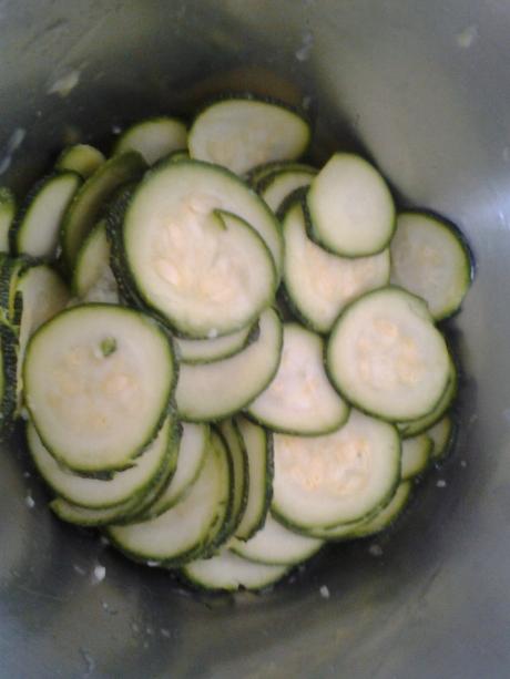 Carpaccio de courgette