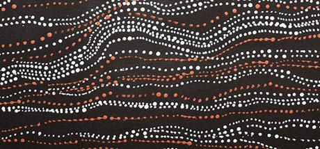 Focus sur une peinture pointilliste exceptionnelle de l'artiste aborigène Dorothy Napangardi (1956-2013)