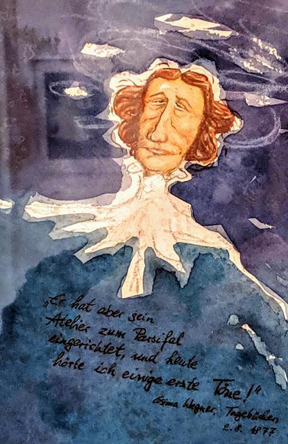 Belles expositions : caricatures et illustrations wagnériennes de Matthias Ose au Musée historique de Bayreuth