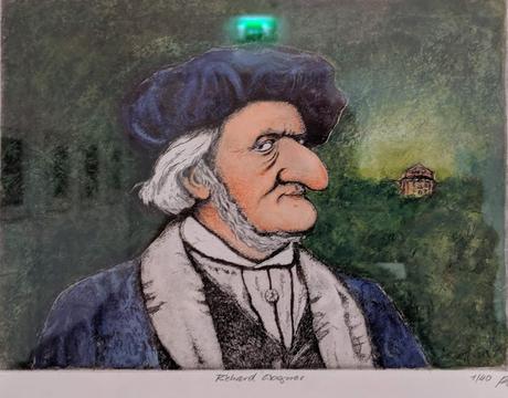 Belles expositions : caricatures et illustrations wagnériennes de Matthias Ose au Musée historique de Bayreuth