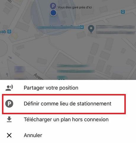 Retrouver l’emplacement de votre place de parking avec Google Maps