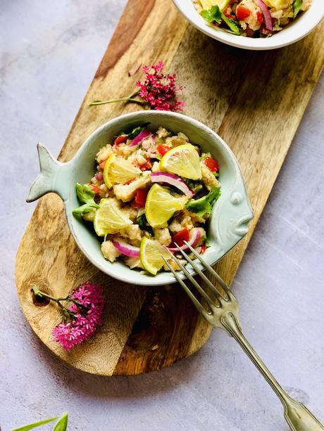 « Salade du Pêcheur » ou encore « Salade poisson », une spécialité mauricienne savoureuse et simple à réaliser !