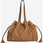 Sac à bol en cuir pour femme