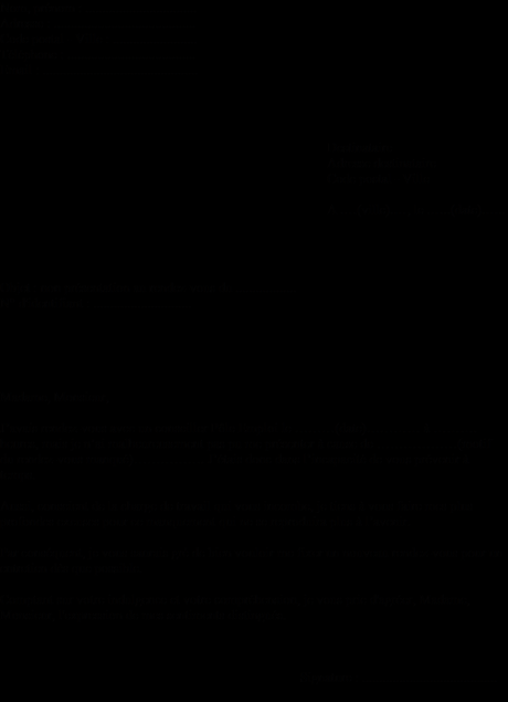 lettre d’excuse absence pole emploi Modèle lettre d'excuse pour ne pas vous être présenté à un rendez ...