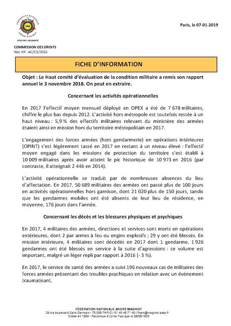 FNCV SECTION INDRE ET LOIRE: INFO : Rapport annuel du Haut comité d ...