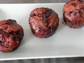 Muffins l'épeautre coeur confiture fraises pépites chocolat lait {sans sucre ajouté, sans beurre}
