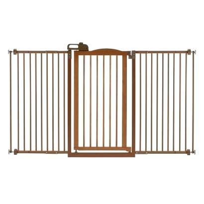wide pet gates pet products extra wide dog gate with walk through