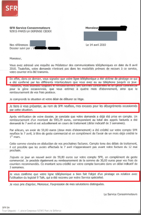 lettre demande geste commercial