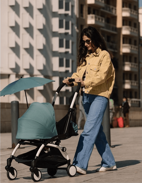 yoyo plus babyzen couleur vert promenade poussette design et confort pour bébé - blog déco - clematc