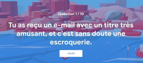 Ecran du jeu interland La rivièrezz de la réalité - la question