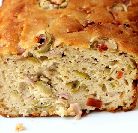 Cake au jambon et olives vertes au thermomix