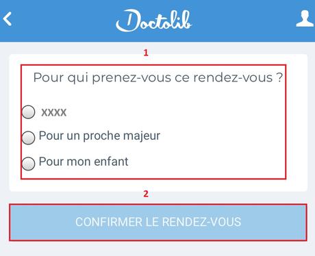 confirmation rendez vous Contactez Doctolib quand vous le souhaitez