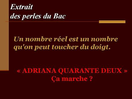 Divers - Les perles du bac - 3