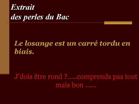 Divers - Les perles du bac - 3