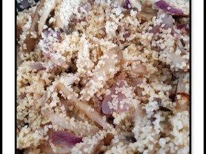 Taboulé aux aubergines, menthe et coriandre Taboulé aux aubergines, menthe et coriandre