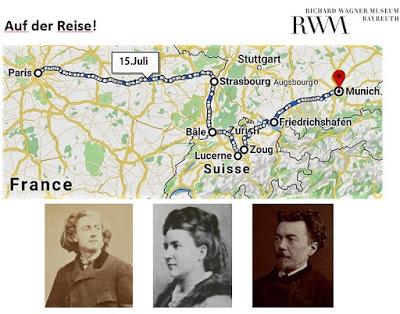Il y a 150 ans, les Voyageurs de l'Or du Rhin séjournaient à Munich (1)
