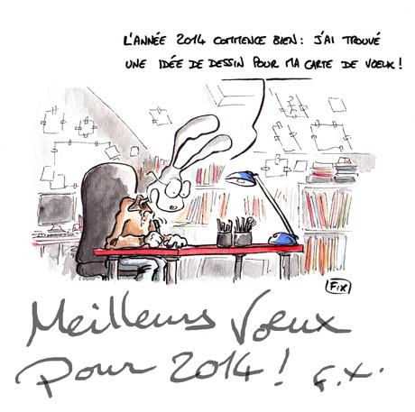 voeux en retard Je suis un peu en retard, mais... - Fix's - blog du dessinateur Fix