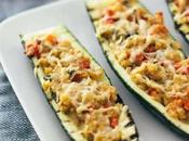 Courgettes farcies légumes
