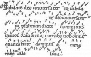 Des neumes à la gamme