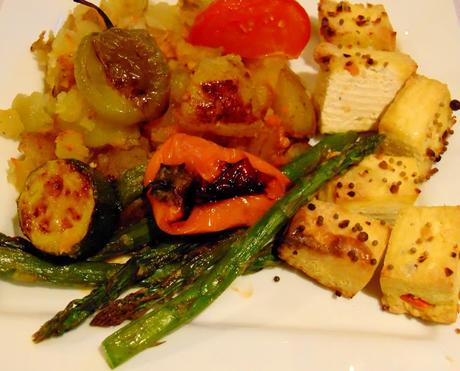 Tofu et légumes grillés Tofu et légumes grillés