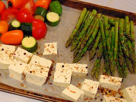 Tofu et légumes grillés Tofu et légumes grillés