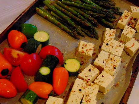 Tofu et légumes grillés Tofu et légumes grillés