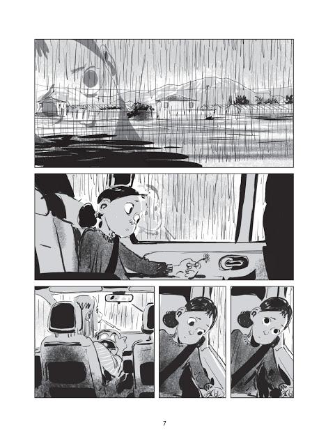 un été sans maman page 7 aux éditions Delcourt collection Shampooing