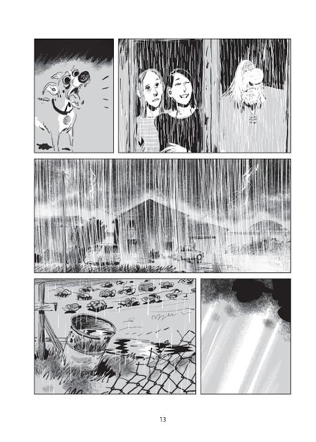 un été sans maman page 13 aux éditions Delcourt collection Shampooing