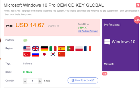 Soldes d’été : Windows 10 Pro à 11 $ sur URCDKey et d’autres promos Soldes d’été : Windows 10 Pro à 11 $ sur URCDKey et d’autres promos