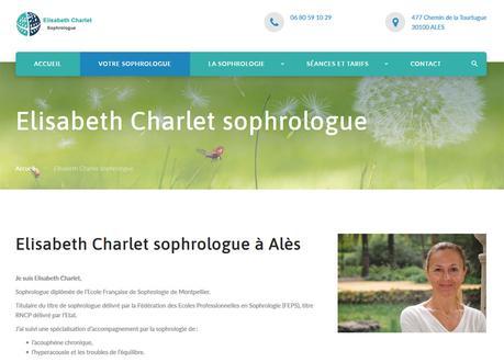 Site internet de sophrologue à Alès