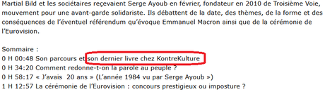 Quand un nazi notoire a son rond de serviette sur #TVL