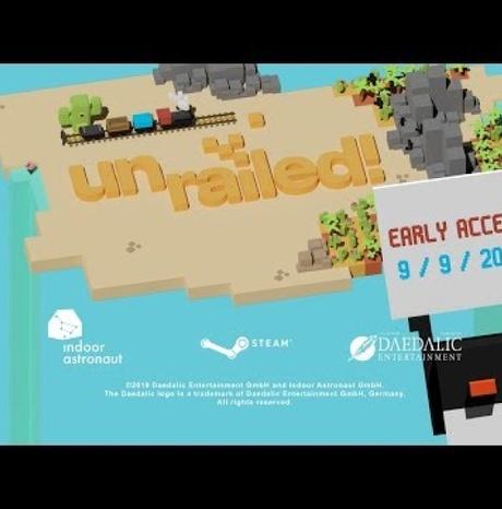 #Gaming - Ce train a pour destination... Steam. #Unrailed! sera disponible le 9 septembre !