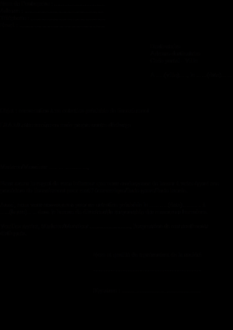 lettre convocation Modèle de lettre de convocation à l'entretien préalable pour ...