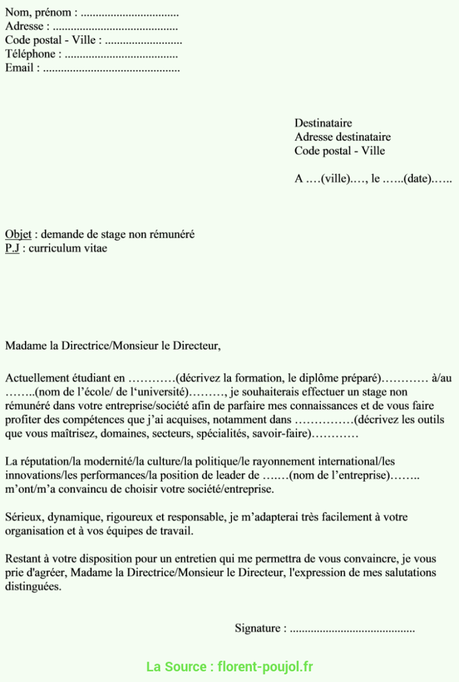 Détail Exemple Lettre De Motivation Stage, Assistant De Gestion, Pmi ...