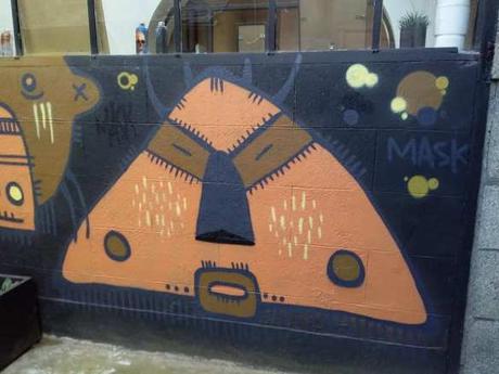 Le mur de l’Atelier Noir Noir