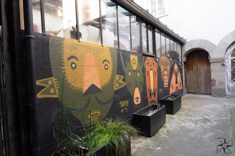 Le mur de l’Atelier Noir Noir