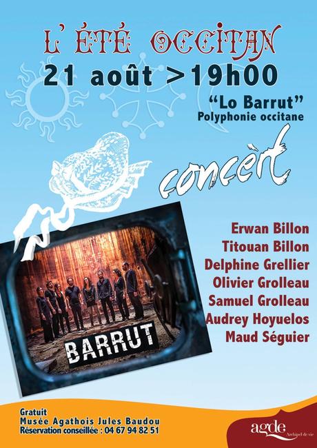 Agde | Concert Lo Barrut, polyphonie occitane