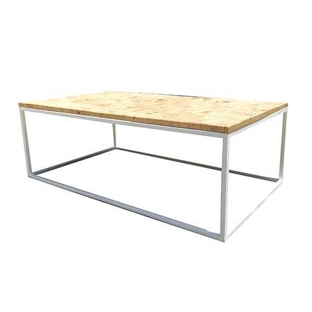 steel frame coffee table coffee table steel frame wooden top ex vat