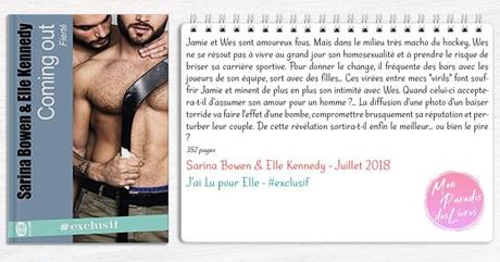 Fierté #2 – Coming out – Sarina Bowen & Elle Kennedy