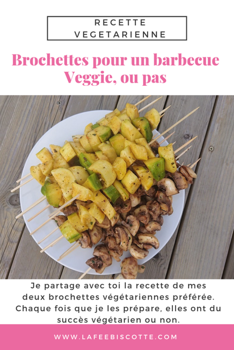 Brochettes pour un barbecue Veggie, ou pas