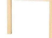 Due-home table basse blanc brillant avec plateau relevable