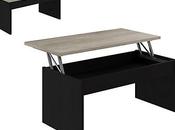 Table basse relevable petite largeur