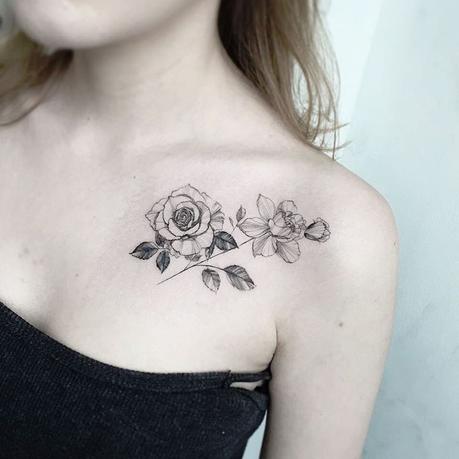 tattoo-rose-clavicule-line-fine 