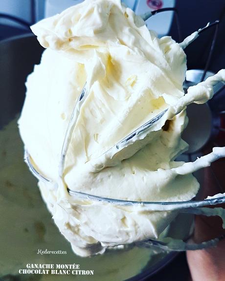 Ganache Montée chocolat blanc citron Ganache Montée chocolat blanc citron