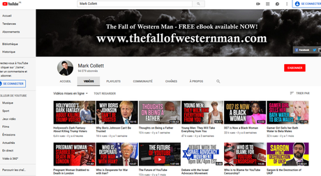 #YouTube, grand receleur de haine en ligne, abrite toujours le nazi @MarkACollett