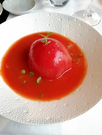 Soupe de tomates, brousse © Gourmets&co Soupe de tomates, brousse © Gourmets&co