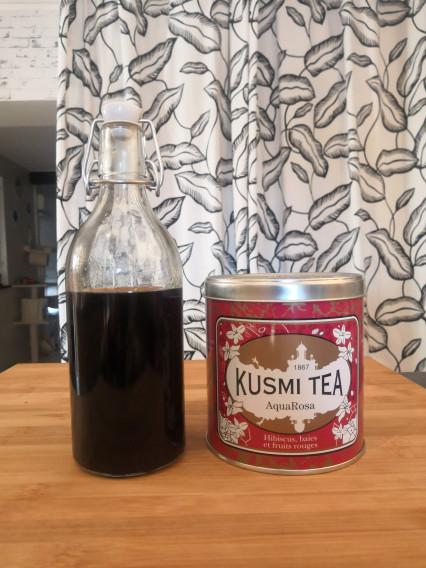 Recette sirop Kusmi Tea Aqua rosa
