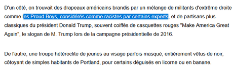 Journaliste AFP, c’est un métier ? #Portland #NONazis